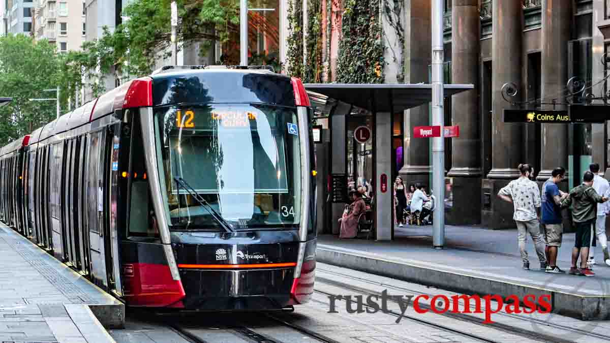 Sydney's new Light Rail gets you around the city centre